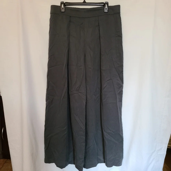 Banana Republic Women's High Rise Wide Leg Pants Tencil Pull On Comfort Large - Picture 2 of 9